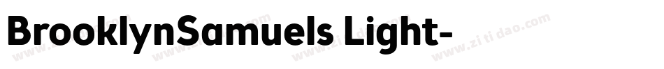 BrooklynSamuels Light字体转换
